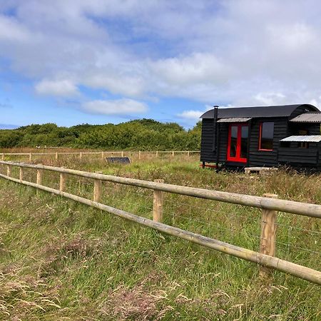 Shepherds Hut In A Private Meadow With Sea Views Hartland Exterior foto